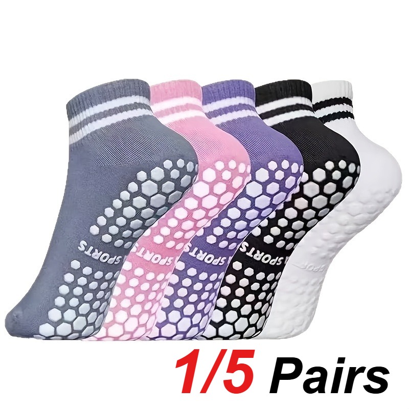 Yoga Of Fitness - 1/5 Pasang Kaus Kaki Yoga Pilates