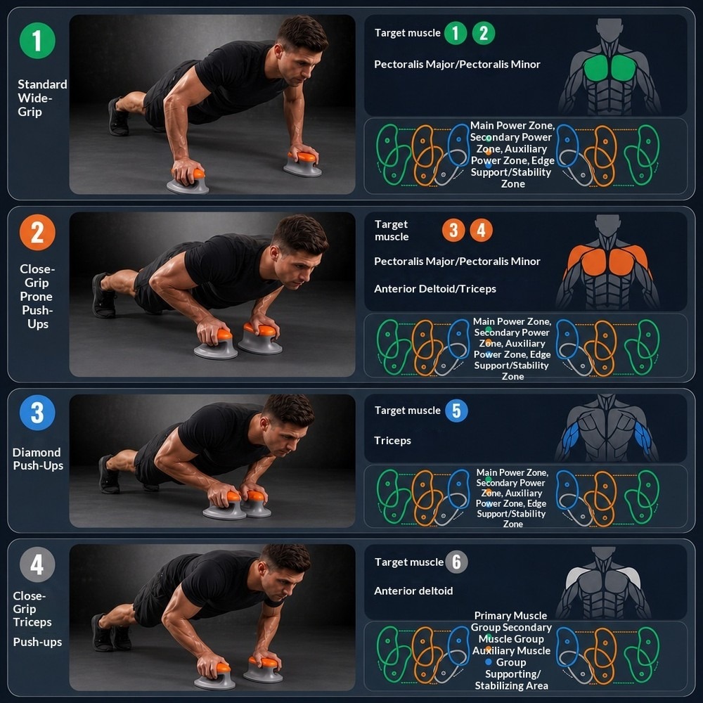 Papan Latihan Kekuatan Multifu - Push Up Board ulasan dan harga