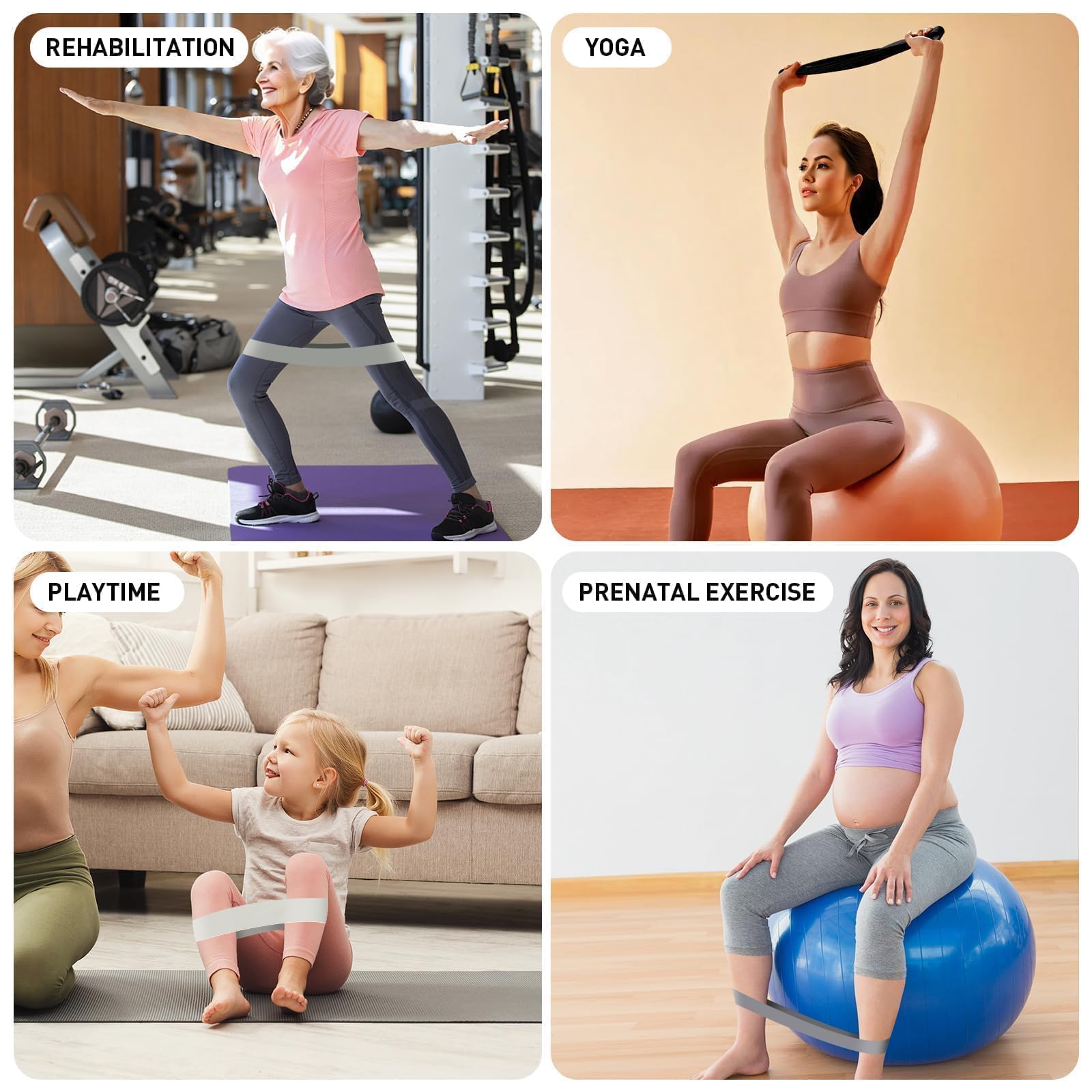 Band Elastis Latex Yoga Khusus - Yoga Fitness Resistance Band ulasan dan harga